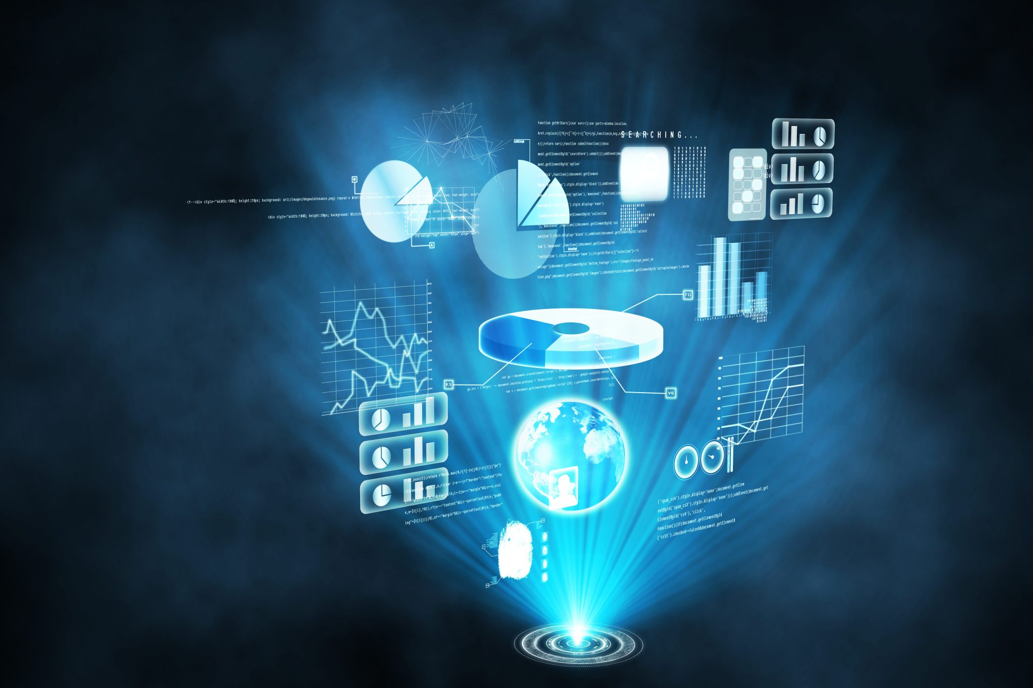 Futuristic technology interface